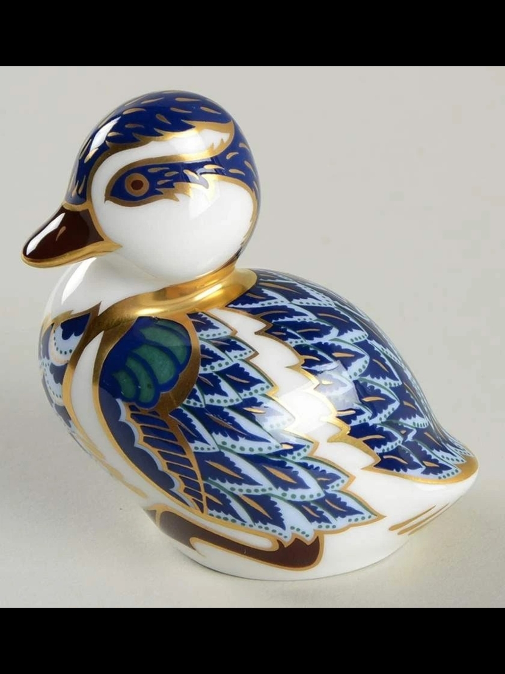 Royal Crown Derby Imari Peking Duck Original Paperweight Figurine
